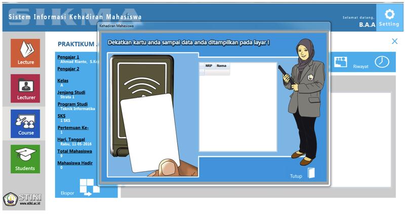 RFID Student Admission System - scan student card id