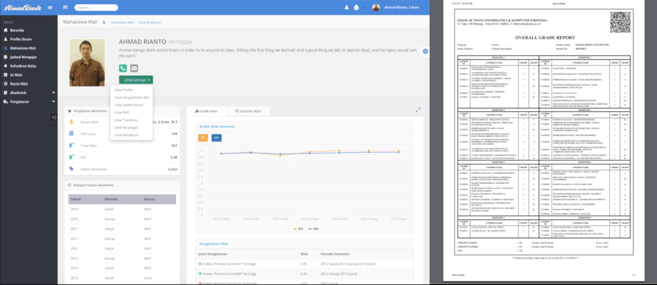 Student Academic System
