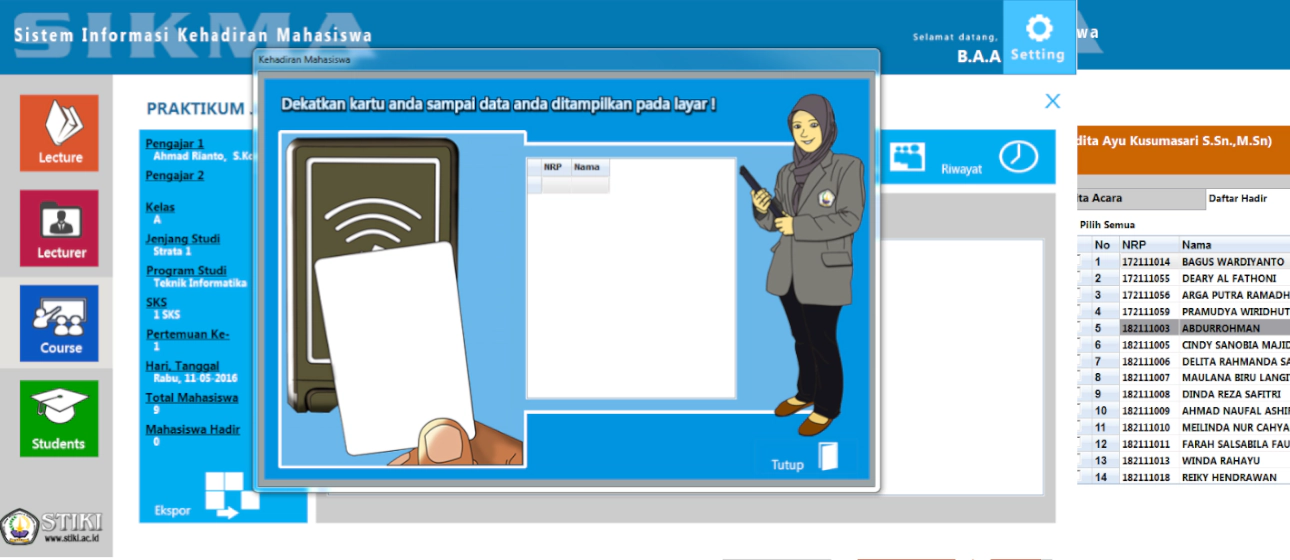 RFID Student Admission System